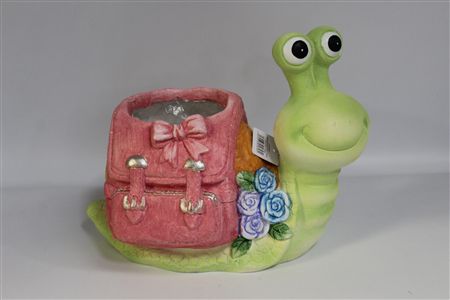 Magnesia Snail Quick Silver L35 H27cm Pastel thumbnail