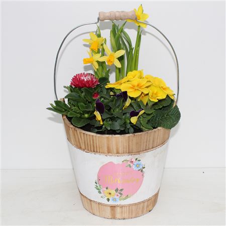 Md Happy Mother's Day Wooden Pail thumbnail
